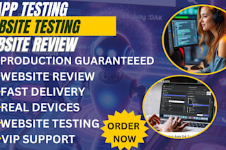 professionally test and QA the usability of your app or website