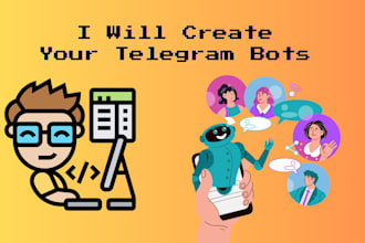 create your telegram bots with custom features