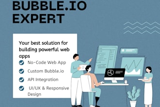 build your bubble io app, web ,mvp or saas