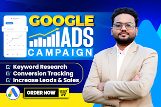setup, optimize, and manage your google ads adwords PPC campaigns