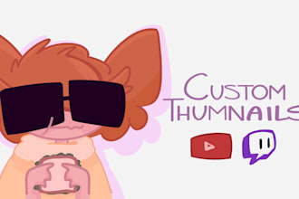 draw you youtube or twitch thumbnails