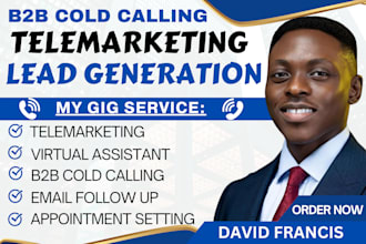 do telemarketing b2b cold calling appointment setting b2c sales script writer VA