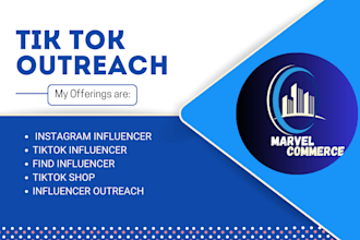 find instagram, tiktok, youtube influencer research and outreach leads