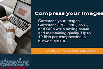 compress jpg, png, svg, and GIF images to save space