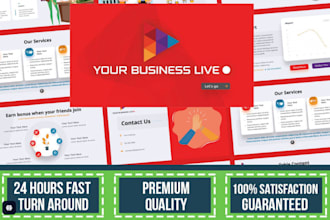 design powerpoint presentation, pitch deck for your business
