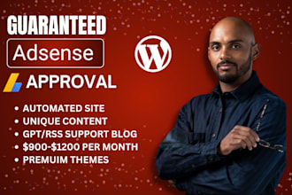 develop profitable google adsense approved websites on wordpress niches