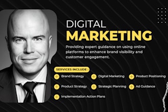 be your marketing strategist and consultant