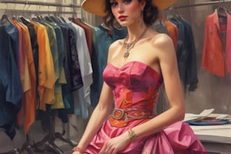 beautiful fashion illustrations for you