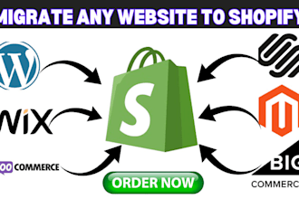 backup migrate wix to wordpress woocommerce squarespace to shopify website