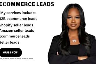 generate b2b ecommerce leads shopify amazon seller leads