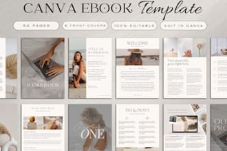 design canva ebook custom selfcare mental health ebook fitness gymguide template