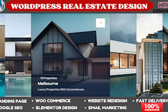 design bespoke agent real estate website modern  realtor with idx mls wordpress