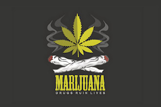design medical cannabis, marijuana, weed, cbd hemp and dispensaries logo