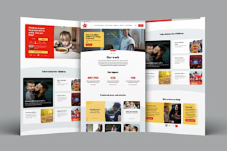 nonprofit website, charity website, church, donation website on wix or wordpress