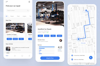 develop mechanic app, car towing app, car repair app, handyman app, truck repair