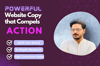 craft high converting SEO copywriting for your website and sales pages
