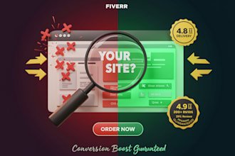 review your website design and user experience and suggest improvements