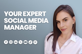 be your social media marketing manager and content creator