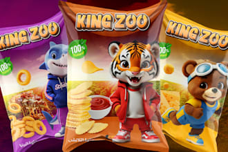 do food packaging product design pouch box label bag