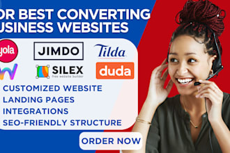 design yola website, duda website, webstudio, silex, tilda, jimdo sites