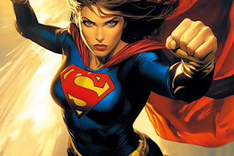 do you a dc or marvel style comic book superhero