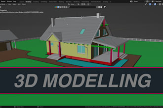 create a 3d architectural model