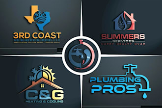 do property, mortgage, building, construction, real estate logo design for you