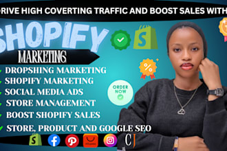 manage shopify store, shopify marketing and boost shopify sales