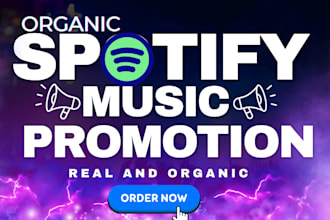 do organic spotify music promotion and run ads for your spotify music