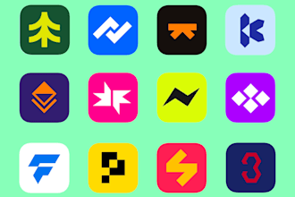 design a minimalist logo for your startup, crypto project, or app