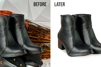 edit your ecommerce product images and put a white background
