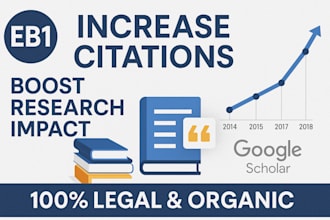 increase google scholar backdated citations, publish articles for eb1a, eb1 niw