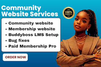 design membership website, subscription website, using buddyboss, memberpress