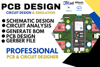 pcb design circuit pcb layout schematic electronics kicad gerber file electronic