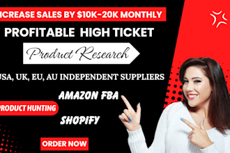 do niche product research amazon fba product hunting high ticket dropshipping