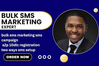 send bulk text sms marketing sms campaign to US canada a2p 10dlc registration
