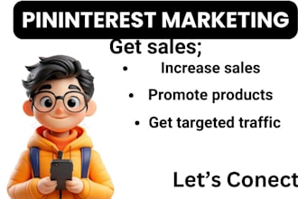 promote etsy, shopify, ebay, amazon, to my 10 million pinterest