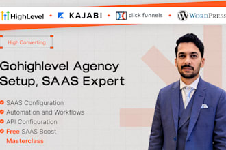 be gohighlevel virtual assistant saas website, landing page, sales funnel expert