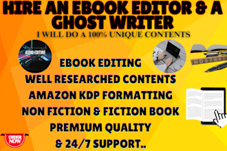 be your fiction ebook ghost writer non fiction ghost pro ebook writer expert