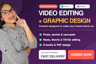 design social media posts and edit reels