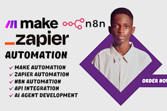 do make com automation n8n automation n8n ai agent n8n workflow make n8n expert