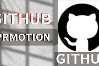 do organic github promotion for you to gain stars, fork, repo and traffic