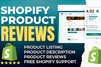 write shopify product review product description and import review to your store