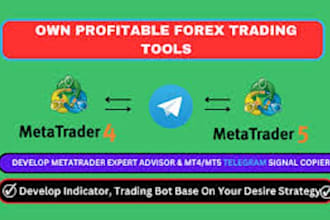 develop a profitable forex bot and trading algorithm for mt4 mt5
