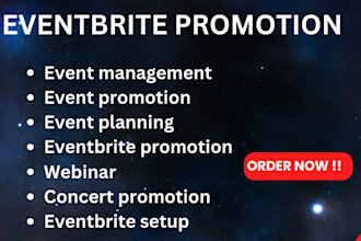 assist you in promoting and marketing your event, eventbrite promotion