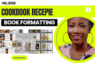 design cookbook, recipe book design, cookbook formatting, cookbook cover design