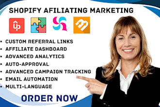 set up shopify affiliate marketing uppromote goaffpro referral candy bixgrow