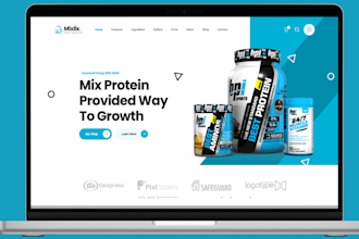 design private label shopify store peptide, supplement, nutraceutical website