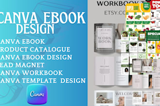 design canva ebook journal product catalogue lead magnet workbook canva template
