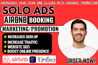 do solo ads campaign promotion, affiliate link marketing, get USA sign up